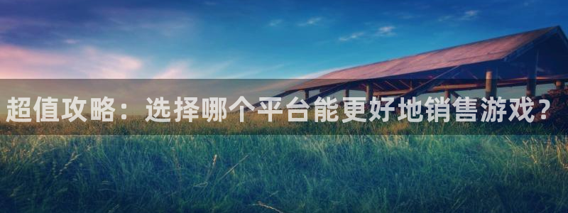 鼎点娱乐app下载地址：超值攻略：选择哪个平台能更好地销售游