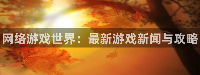 鼎点娱乐集团：网络游戏世界：最新游戏新闻与攻略